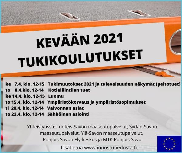 Tukitilaisuudet keväällä 2021